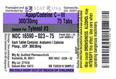 Apap-codeine 300-30mg Label Image (Apap Codeine 300 30mg Label)